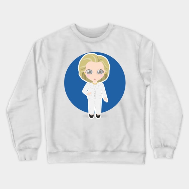 Hillary Crewneck Sweatshirt by rickyk